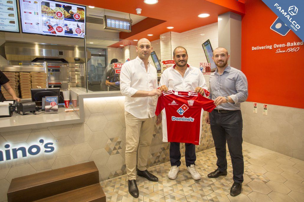 Domino’s Sponsors Local Football Club